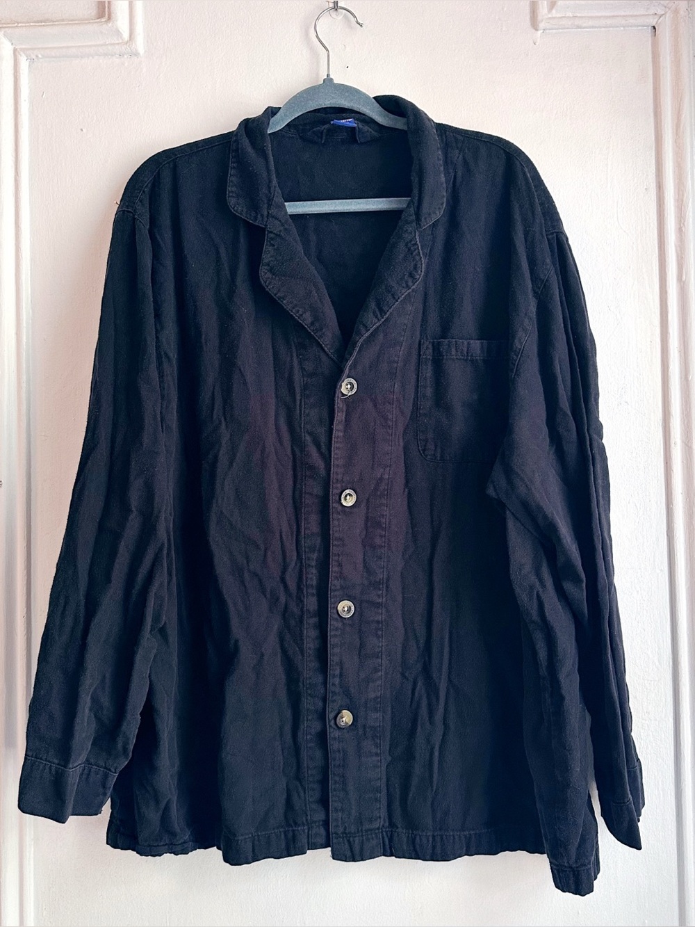 Vintage Pendleton Faded Black Men's Casual Button Up Shirt 100% Cotton XL soft